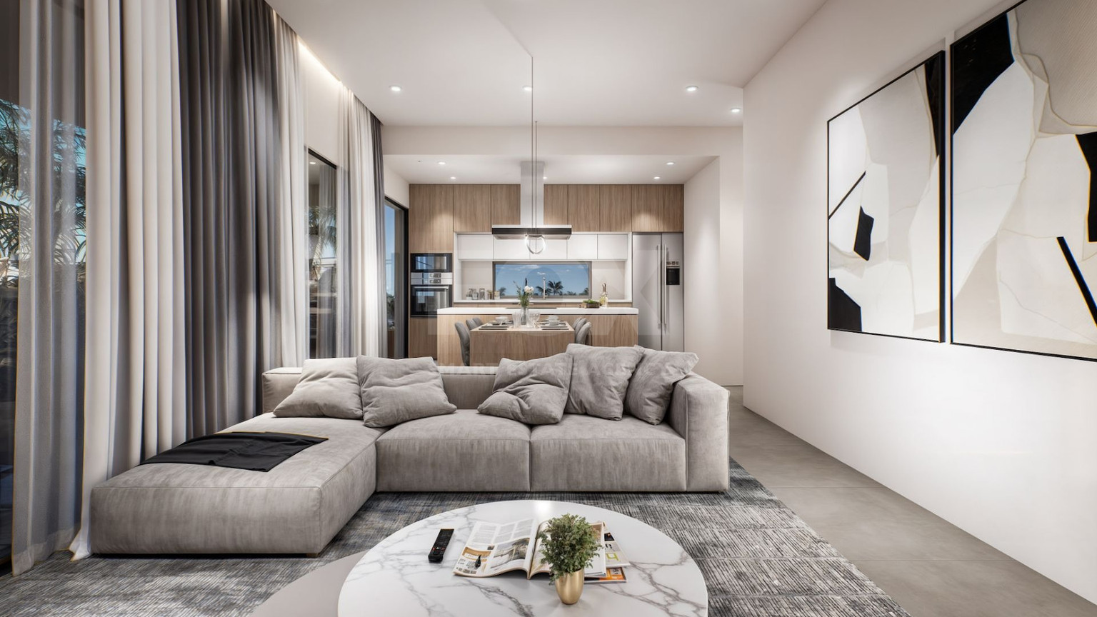 For sale , three bedroom apartment in Universal area near Paphos center
