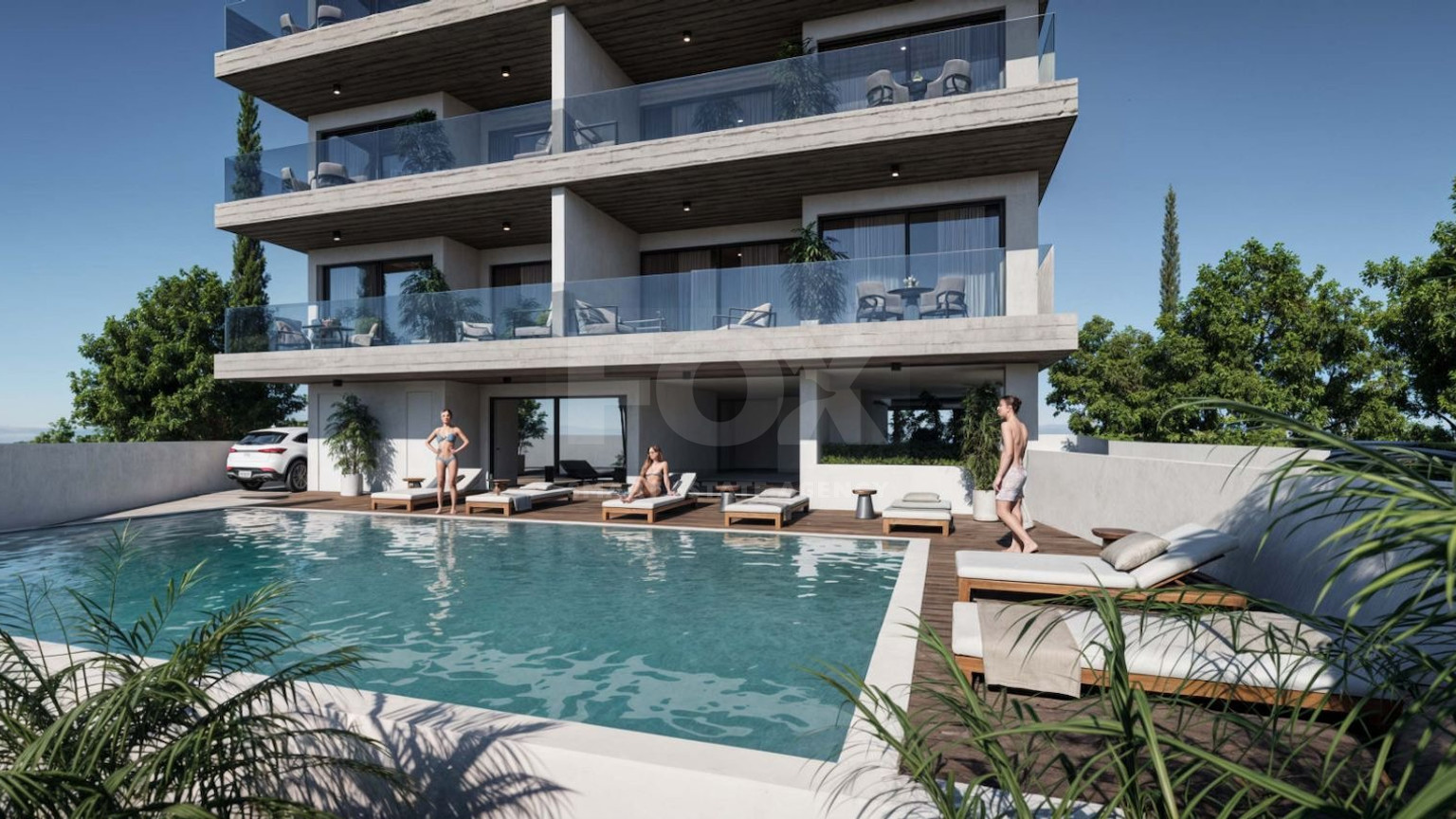 For sale , three bedroom apartment in Universal area near Paphos center