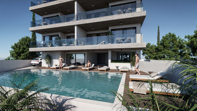 For sale , three bedroom apartment in Universal area near Paphos center