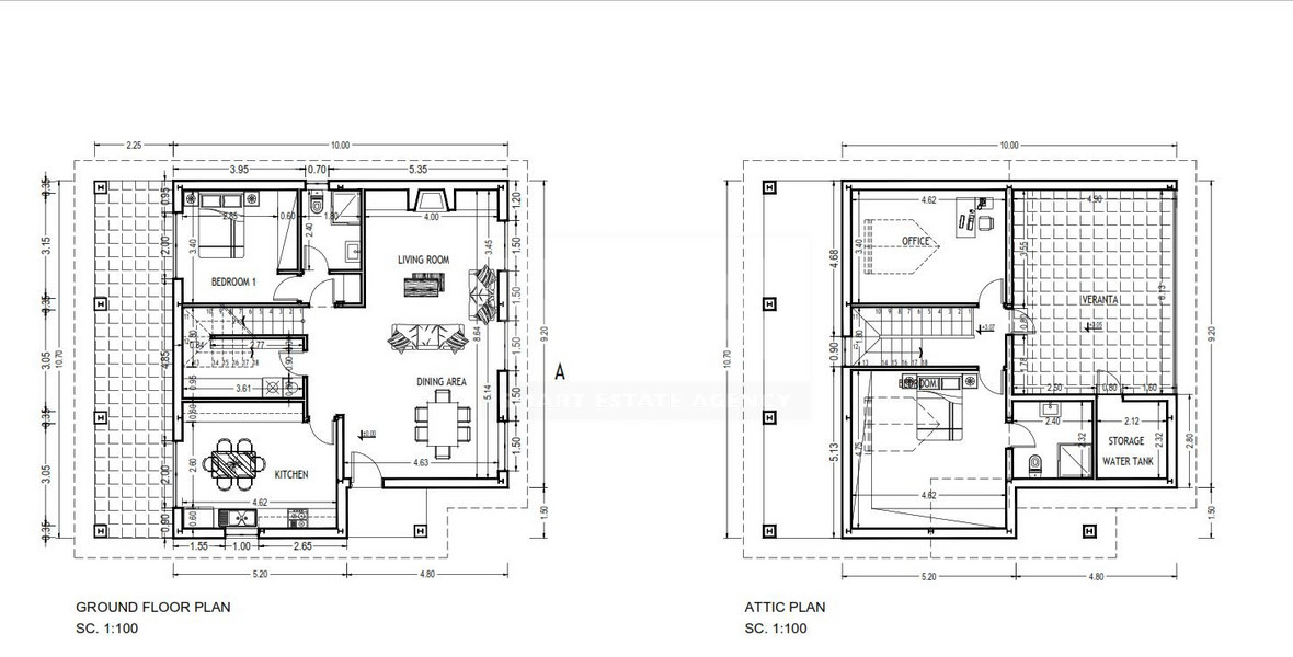 Four Bedroom House with uncovered roof top for Sale in Souni-Zanakia