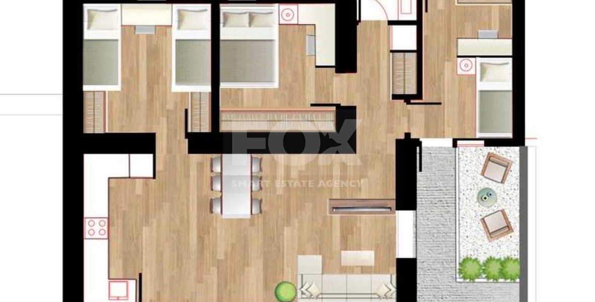 Three bedroom semi-detached in Paphos center