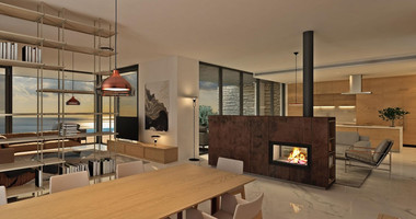 Six bedrooms outstanding villa, in an idyllic place in Sea Caves area,  of  Akamas