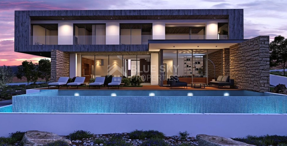 Six bedrooms outstanding villa, in an idyllic place in Sea Caves area,  of  Akamas