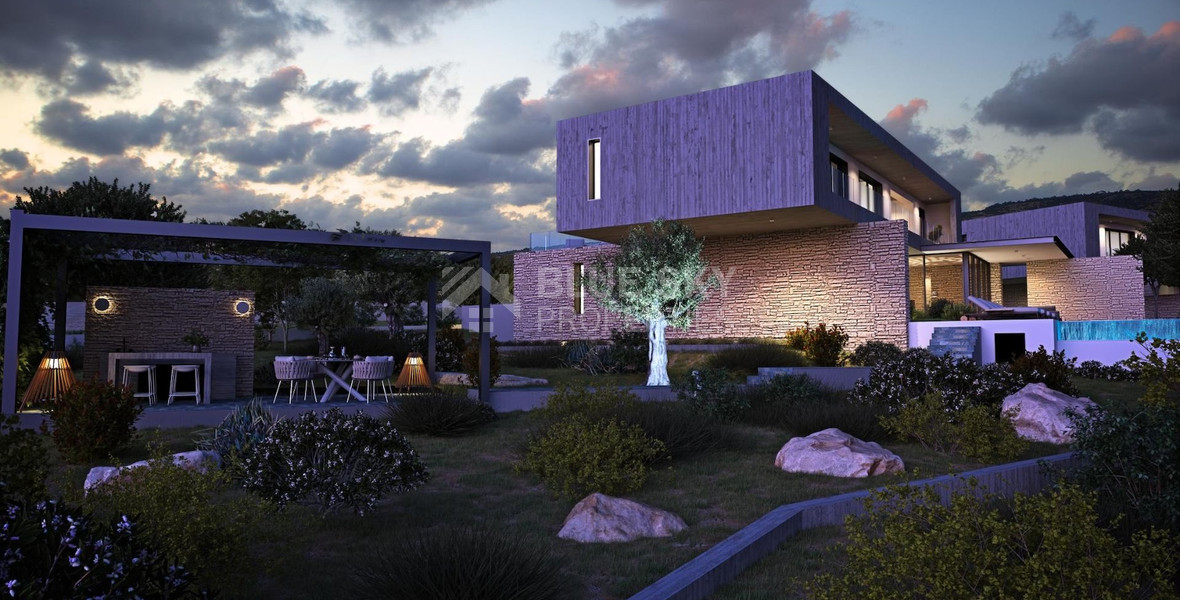 Six bedrooms outstanding villa, in an idyllic place in Sea Caves area,  of  Akamas
