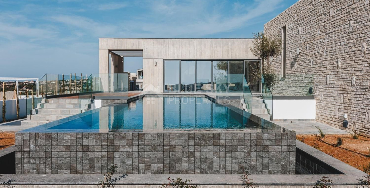 Six bedrooms outstanding villa, in an idyllic place in Sea Caves area,  of  Akamas