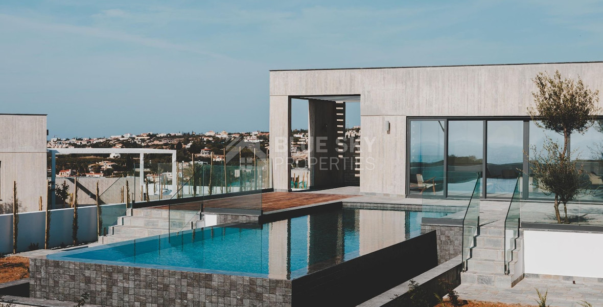 Six bedrooms outstanding villa, in an idyllic place in Sea Caves area,  of  Akamas