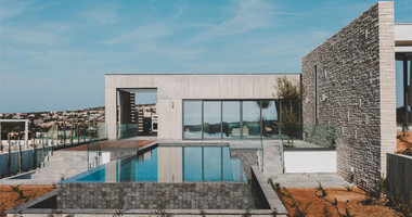 Six bedrooms outstanding villa, in an idyllic place in Sea Caves area,  of  Akamas