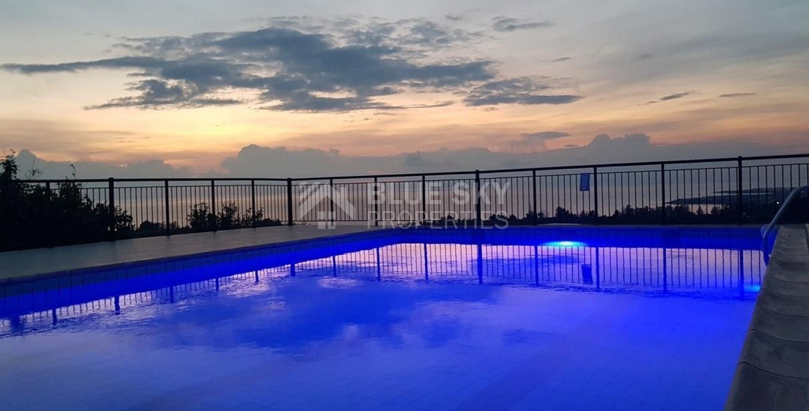 Secluded and Stunning  Detached Villa with Panoramic Sea View in Kissonerga