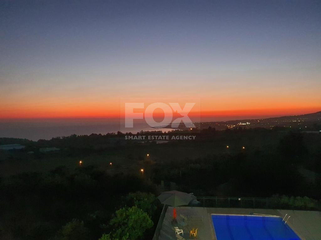 For Sale: Secluded and Stunning  Detached Villa with Panoramic Sea View in Kissonerga