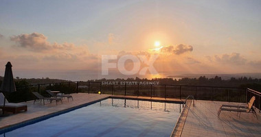 Secluded and Stunning  Detached Villa with Panoramic Sea View in Kissonerga