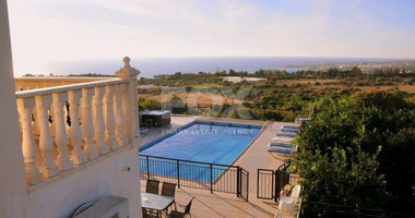 Secluded and Stunning  Detached Villa with Panoramic Sea View in Kissonerga