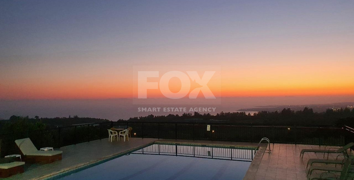 For Sale: Secluded and Stunning  Detached Villa with Panoramic Sea View in Kissonerga