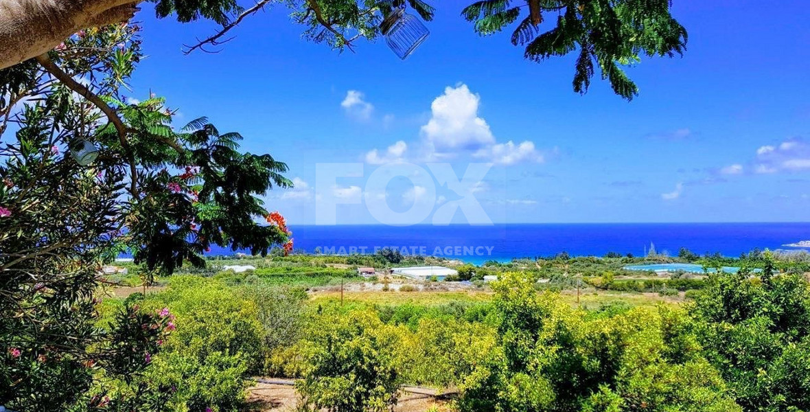 Secluded and Stunning  Detached Villa with Panoramic Sea View in Kissonerga