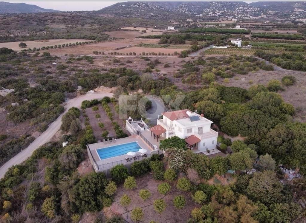 Secluded and Stunning  Detached Villa with Panoramic Sea View in Kissonerga