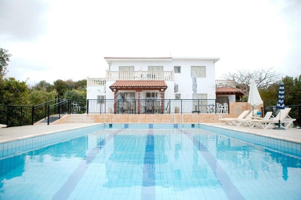 Secluded and Stunning  Detached Villa with Panoramic Sea View in Kissonerga