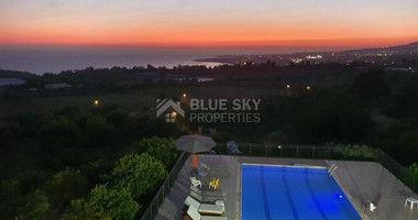 Secluded and Stunning  Detached Villa with Panoramic Sea View in Kissonerga