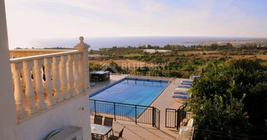 Secluded and Stunning  Detached Villa with Panoramic Sea View in Kissonerga