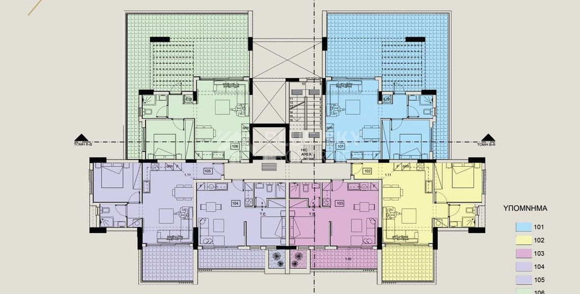 Spacious unfurnished one-bedroom apartment in Zakaki, Limassol