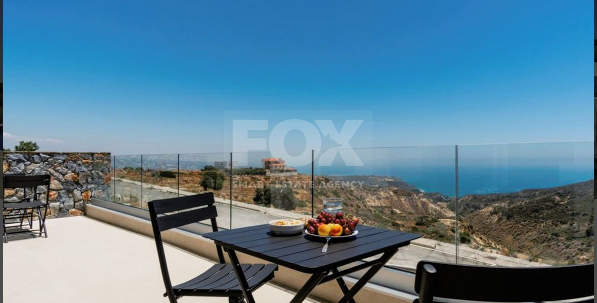 Three bedroom Villa for Sale in Pissouri with Panoramic Sea View
