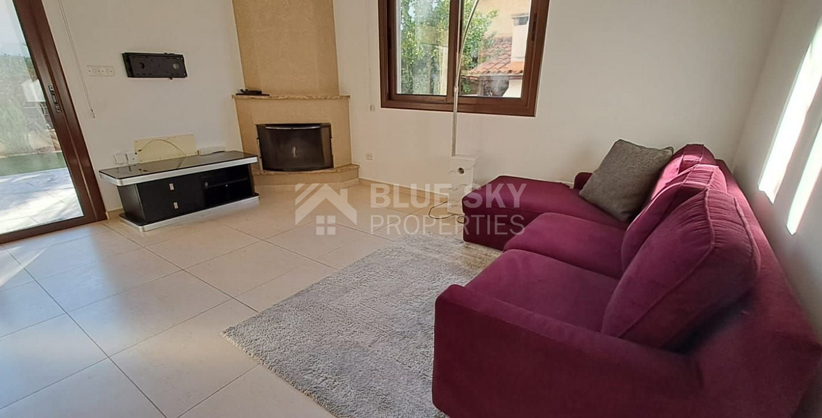 Three bedroom house plus attic for rent in Agia Fyla, Limassol