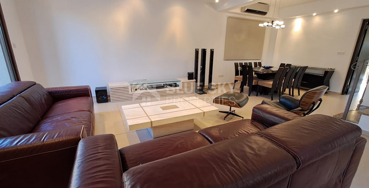 Three bedroom house plus attic for rent in Agia Fyla, Limassol