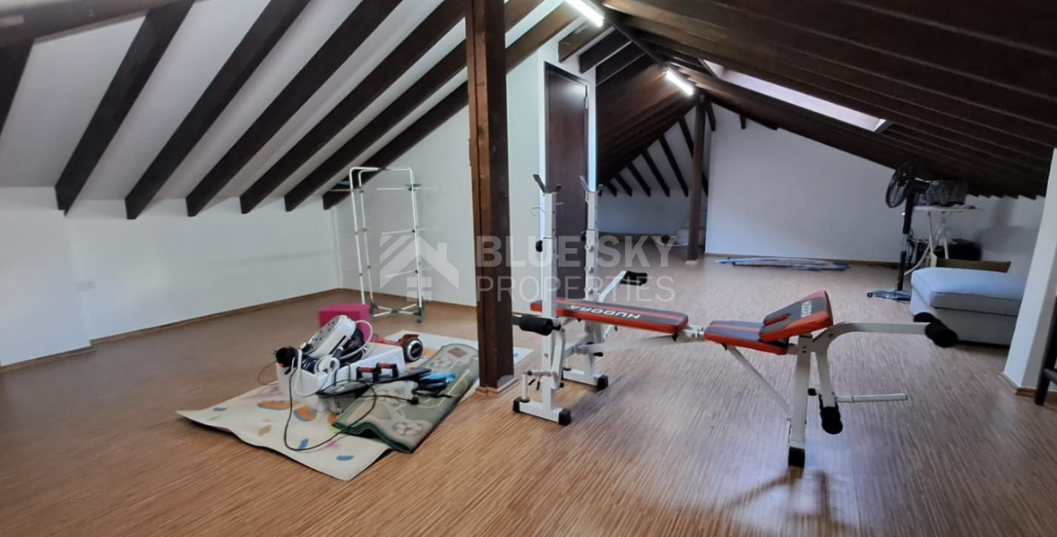 Three bedroom house plus attic for rent in Agia Fyla, Limassol