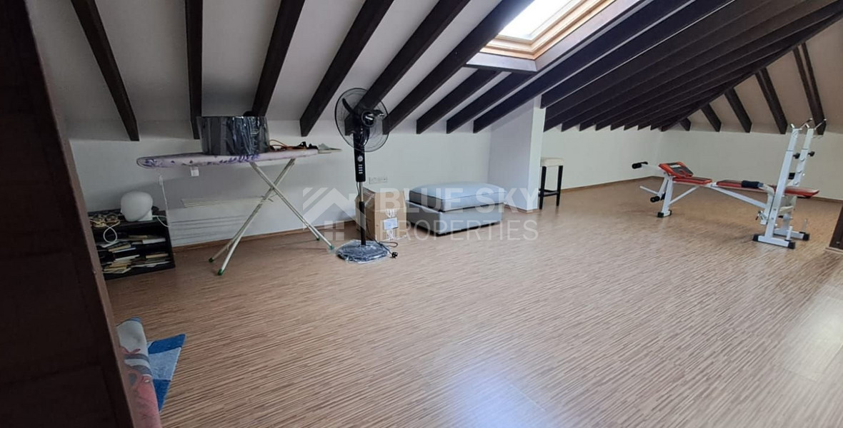 Three bedroom house plus attic for rent in Agia Fyla, Limassol