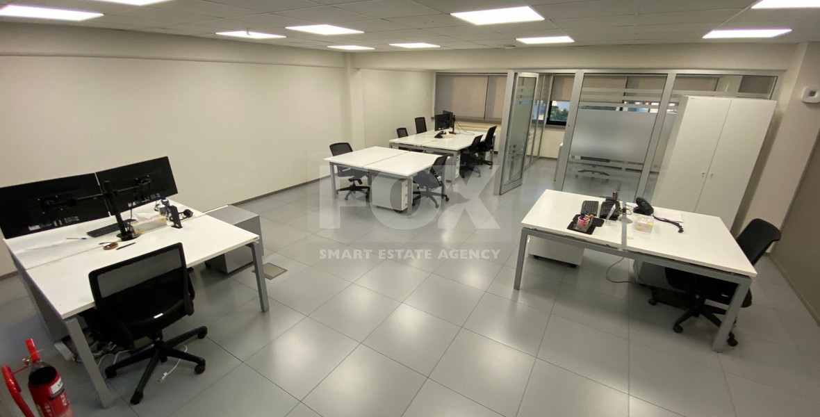 Modern Fully Furnished Office for Rent in Kato Polemidia