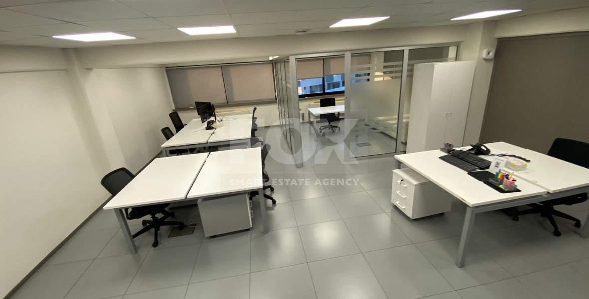 Modern Fully Furnished Office for Rent in Kato Polemidia