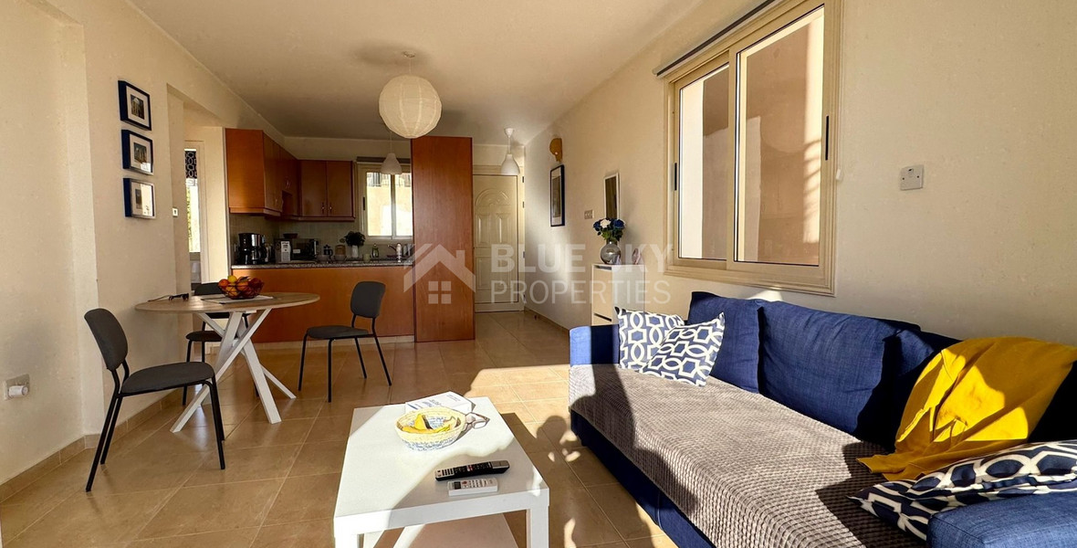 Fully Furnished Two Bedroom Sea View Apartment in Peyia