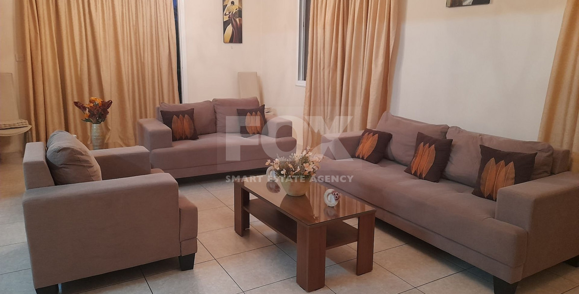 Three bedroom furnished apartment for rent near the Town Centre, Katholiki, Limassol