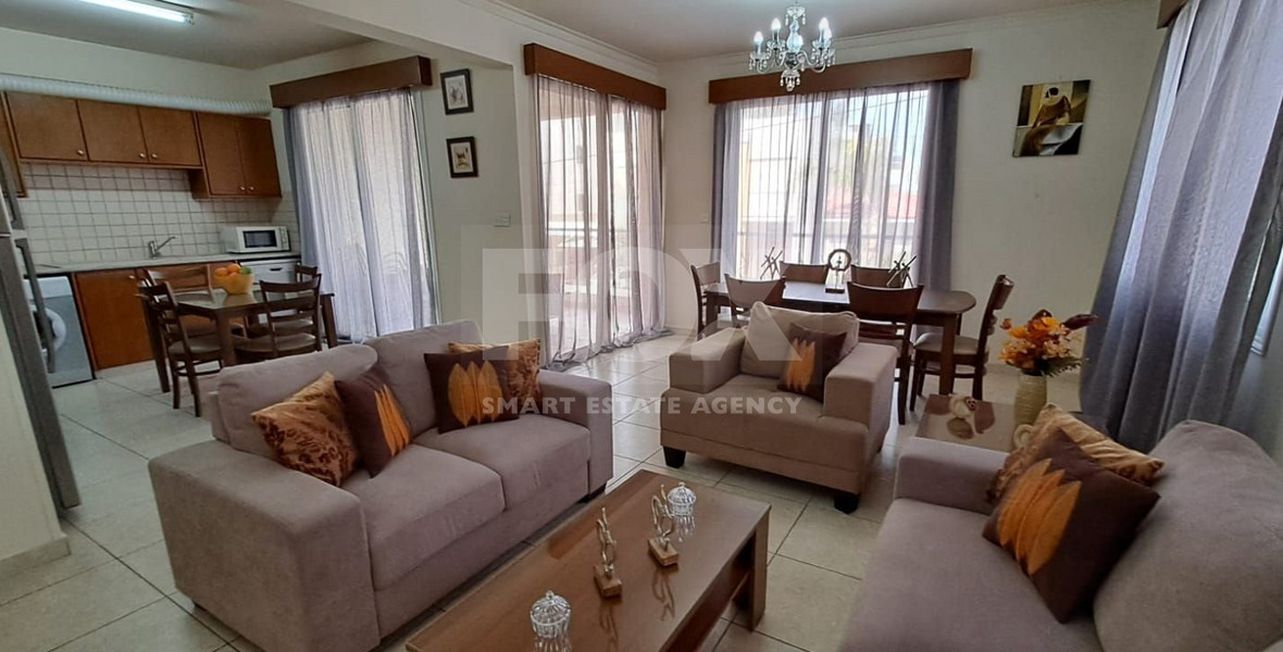 Three bedroom furnished apartment for rent near the Town Centre, Katholiki, Limassol