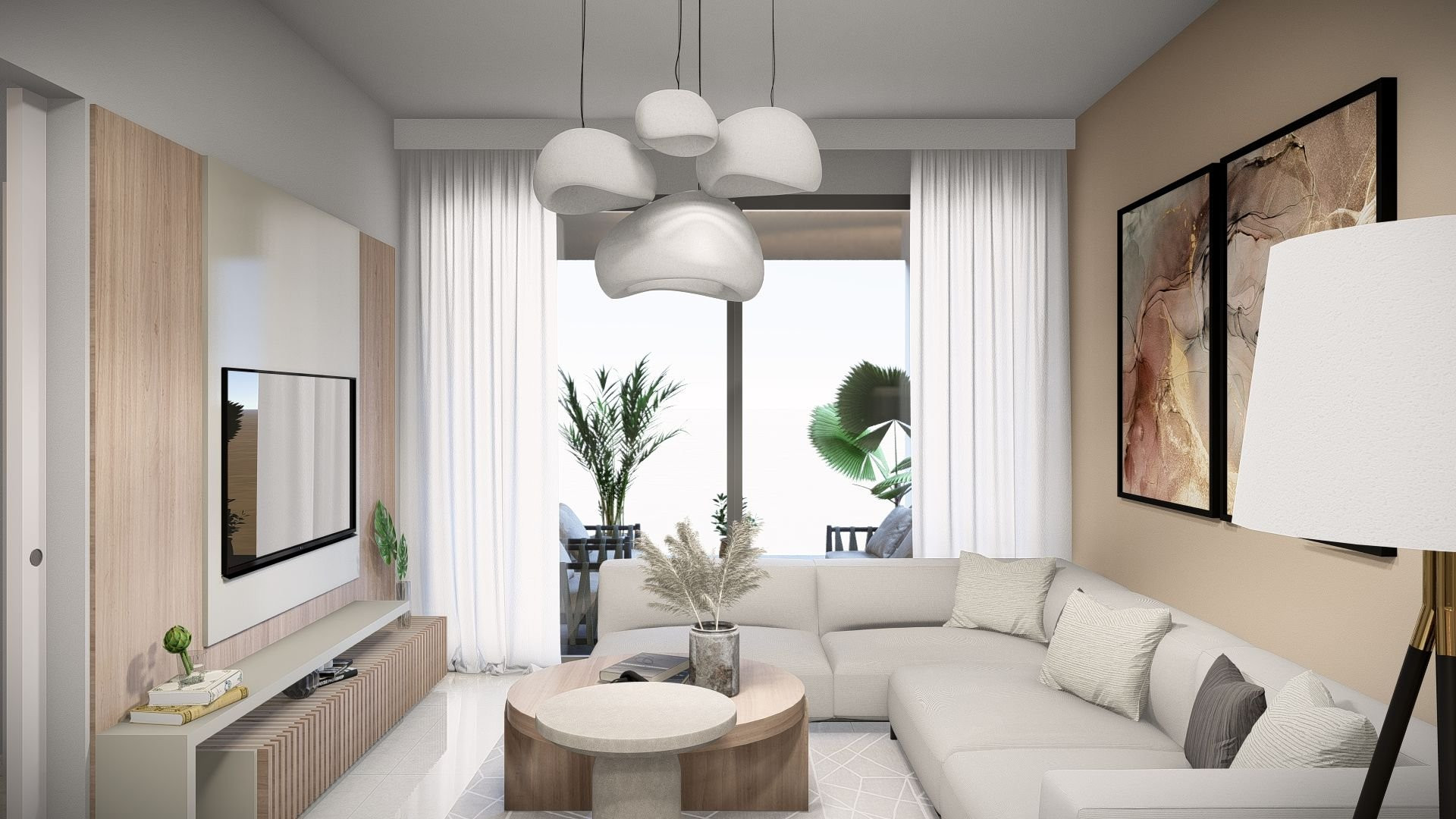 Appartement 2 chambres 106 m² Yeroskipou, Chypre