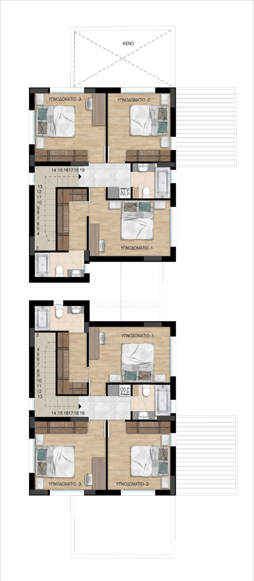 Three Bedroom Semi-Detached House for Sale in Erimi