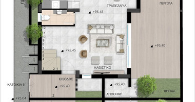 Three Bedroom Semi-Detached House for Sale in Erimi