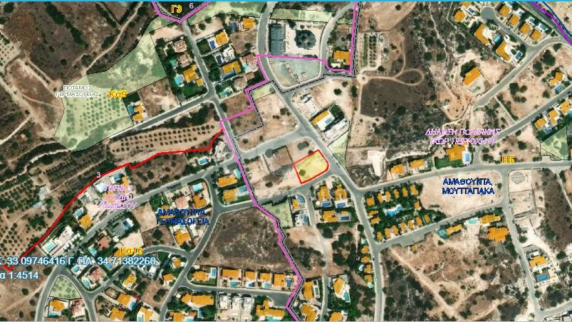 PRIME LAND IN KALOGYRI AREA OF LIMASSOL  TO BUILD A LUXURY VILLA IN EXCLUSIVE LOCATION