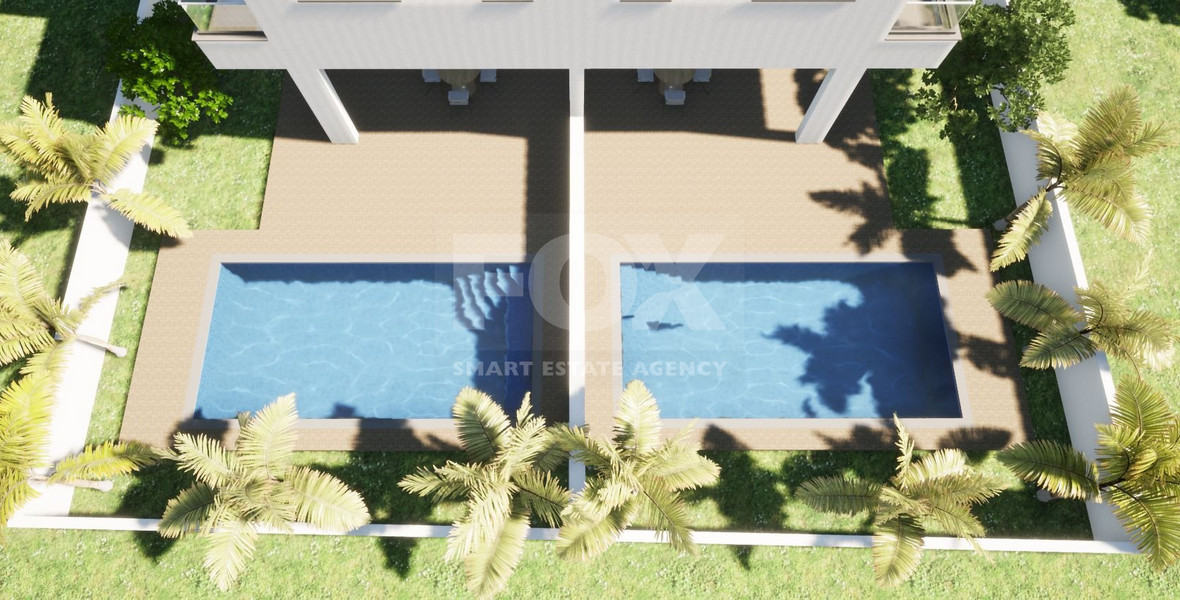 Modern Semi-Detached House with swimming pool for Sale In Trachoni