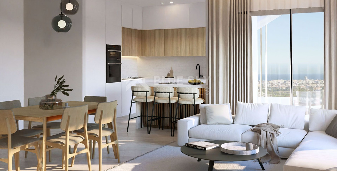 Two plus One Bedroom Penthouse with Roof Garden & Sea View for Sale in Panthea