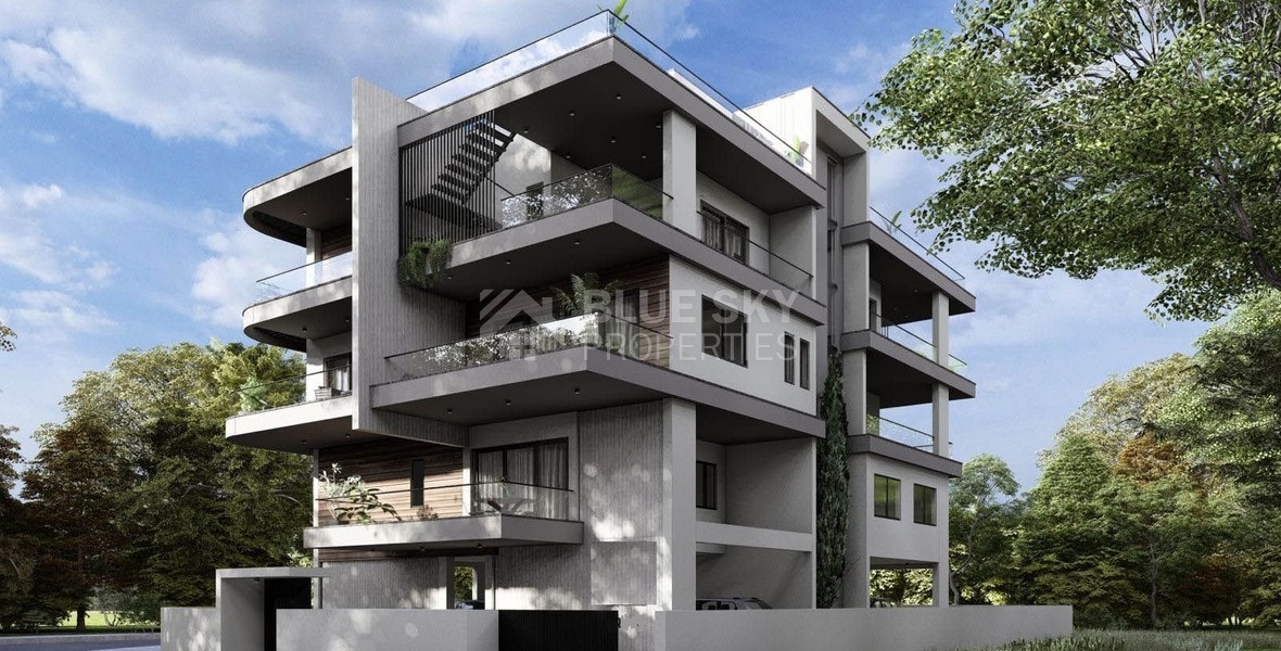 Two plus One Bedroom Penthouse with Roof Garden & Sea View for Sale in Panthea