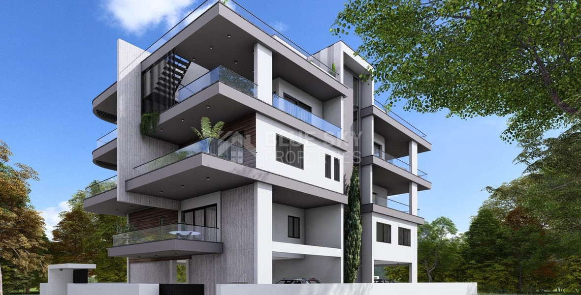 Two plus One Bedroom Penthouse with Roof Garden & Sea View for Sale in Panthea