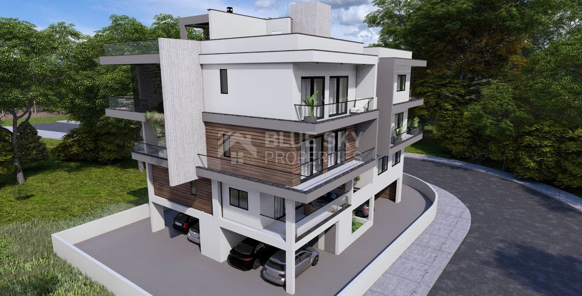 Two plus One Bedroom Penthouse with Roof Garden & Sea View for Sale in Panthea