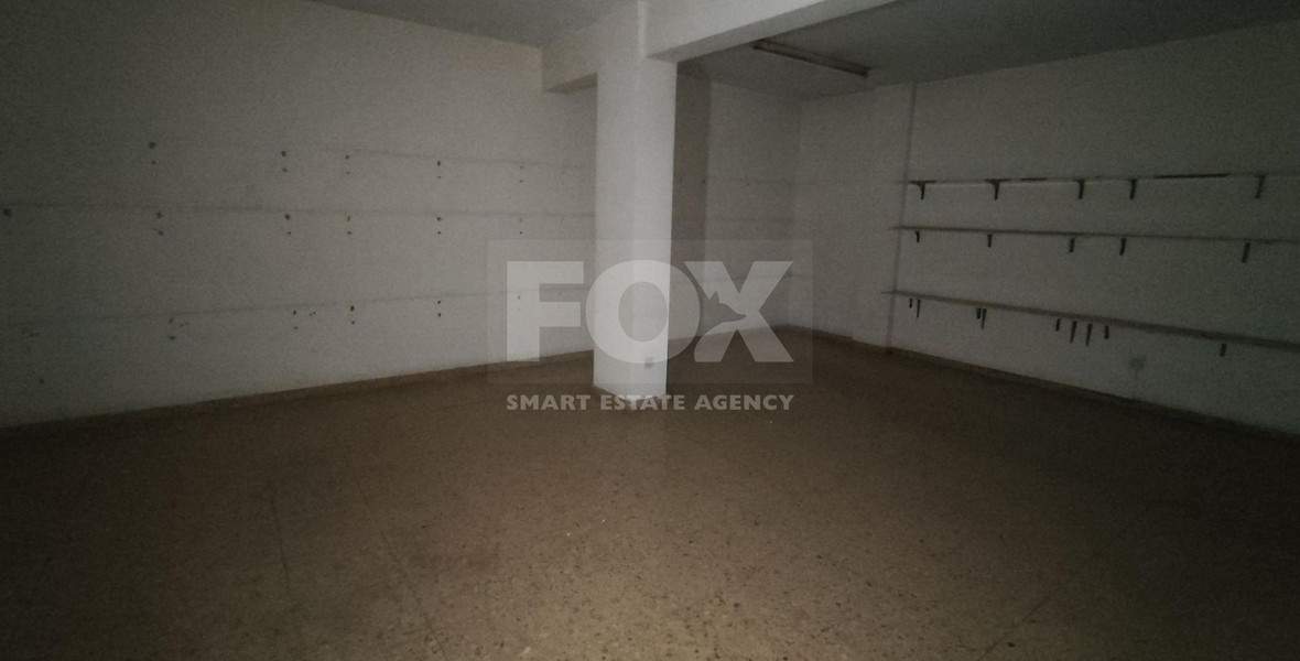 Unfurnished 197 m2 Ground Floor Shop in Agia Zoni