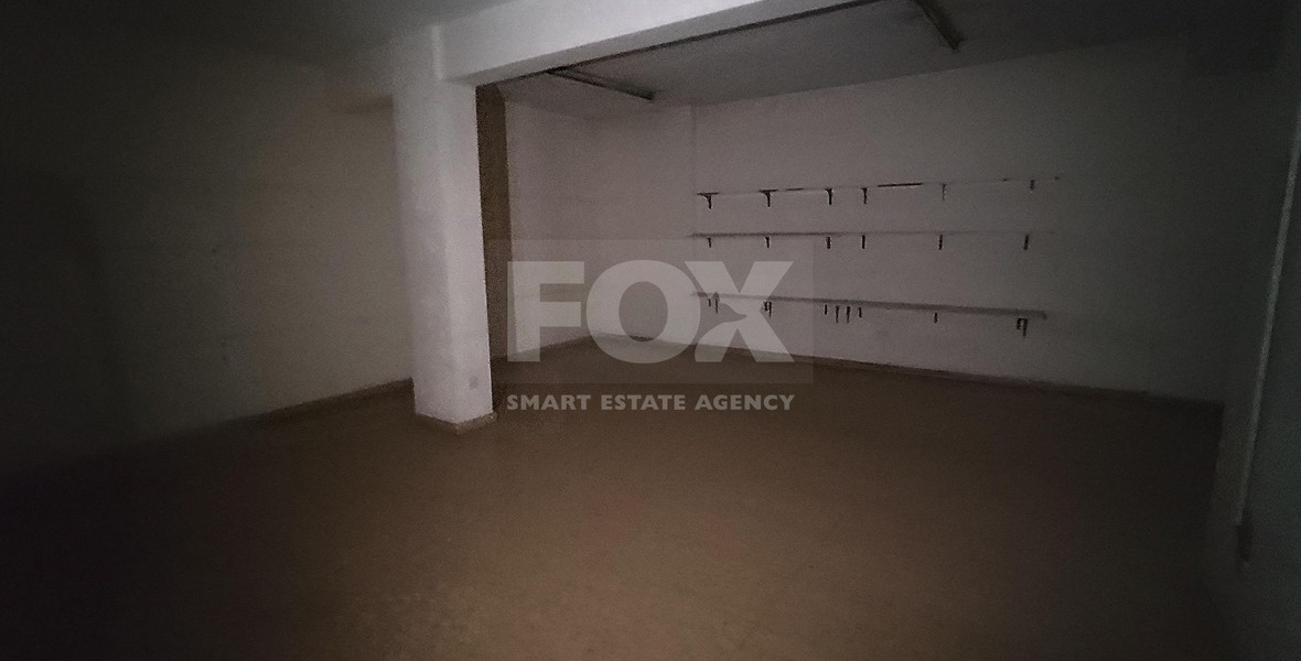 Unfurnished 197 m2 Ground Floor Shop in Agia Zoni