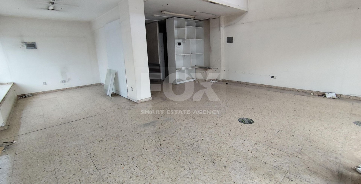 Unfurnished 197 m2 Ground Floor Shop in Agia Zoni