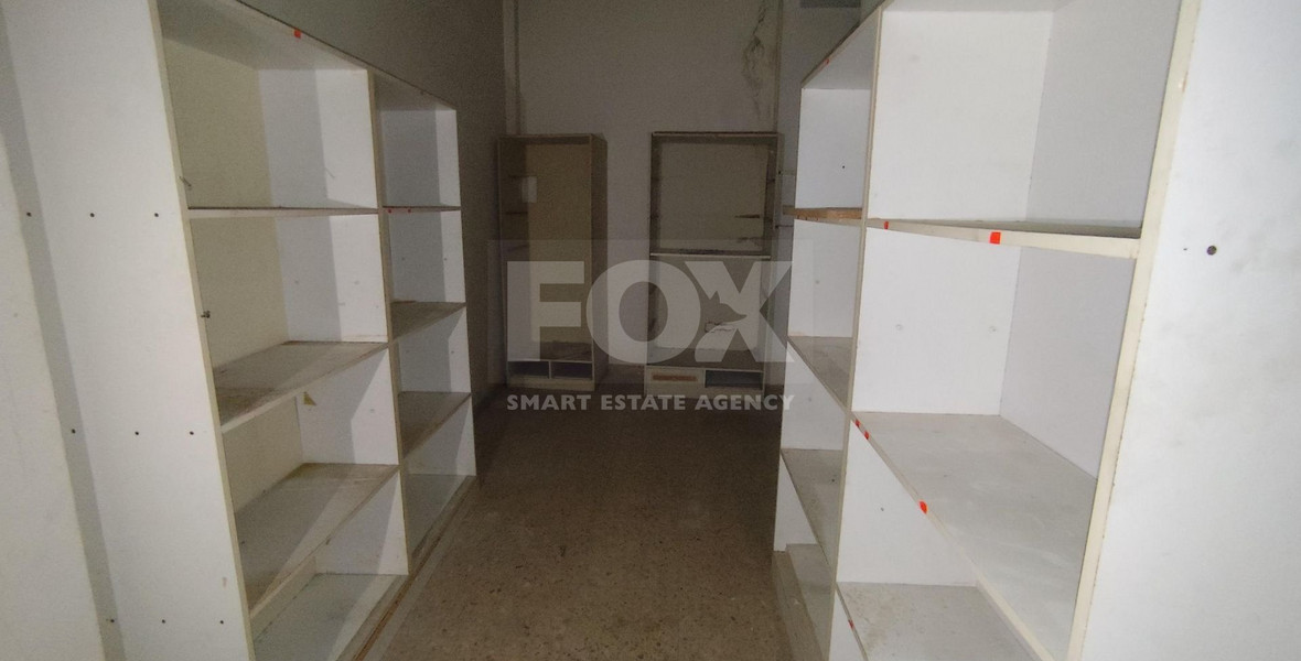 Unfurnished 197 m2 Ground Floor Shop in Agia Zoni