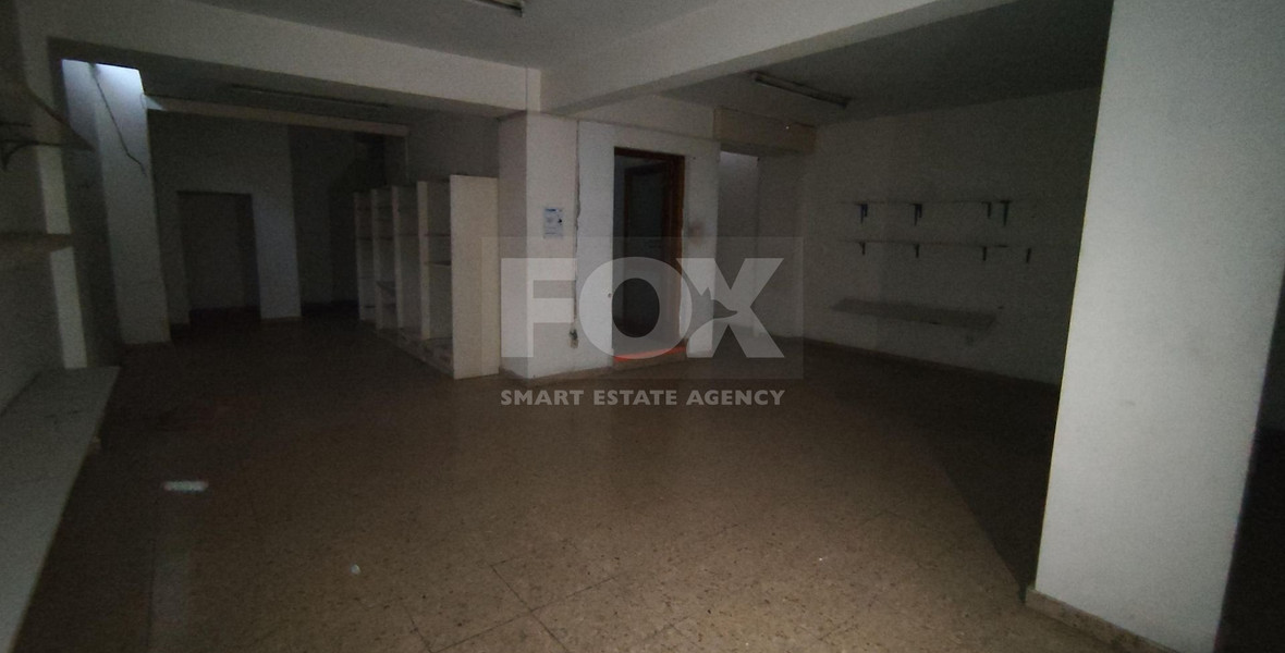 Unfurnished 197 m2 Ground Floor Shop in Agia Zoni