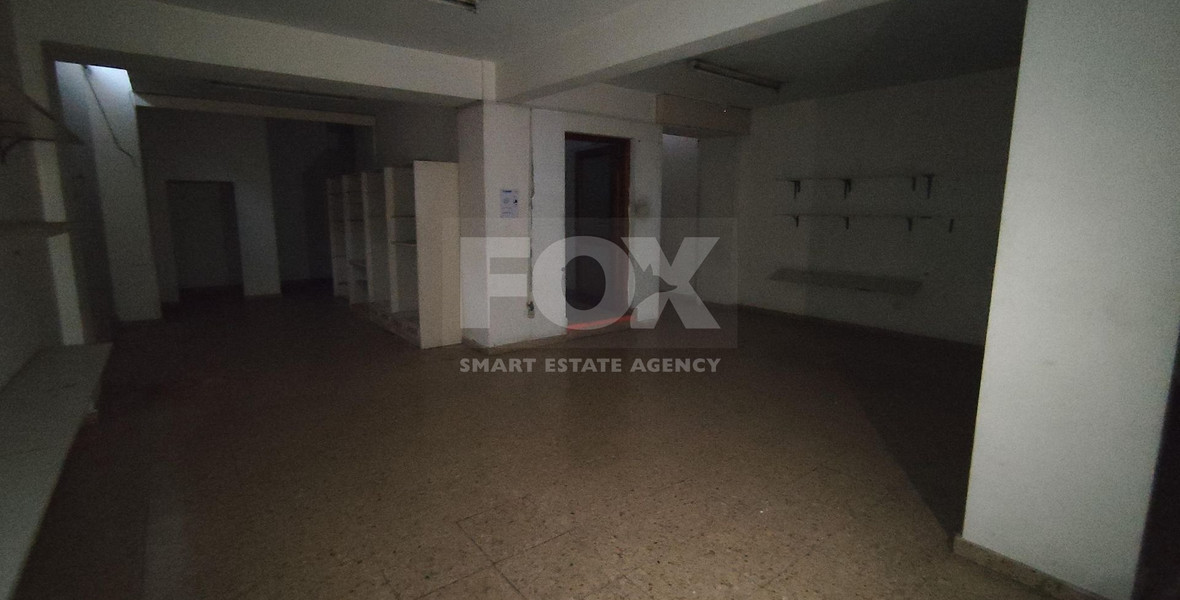 Unfurnished 197 m2 Ground Floor Shop in Agia Zoni