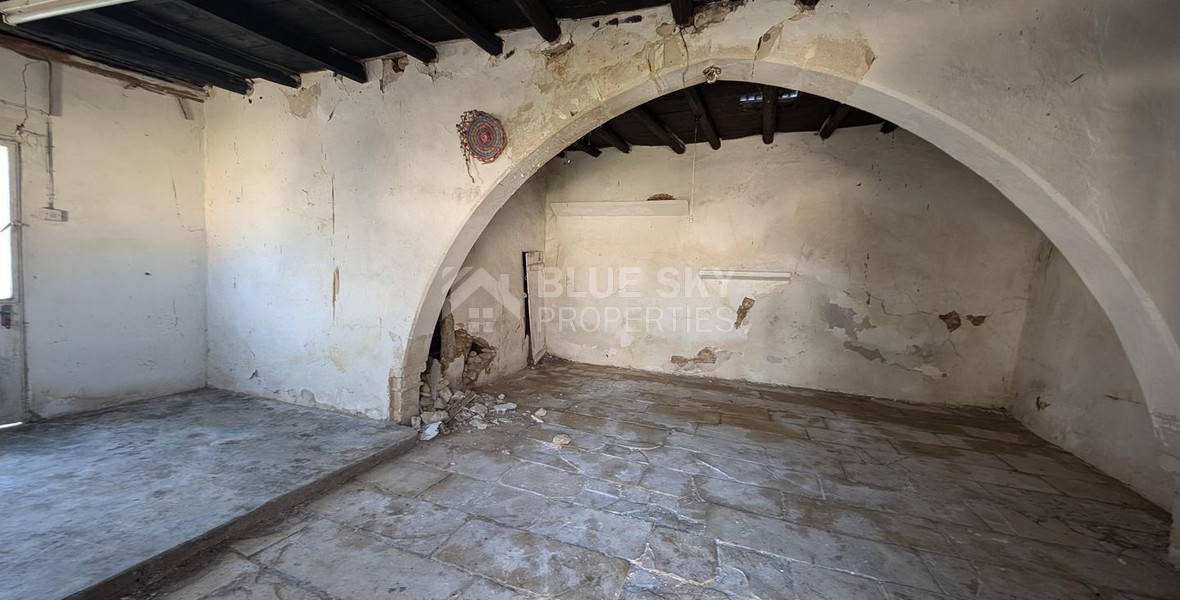 Three plots with stone-built house in Giolou, Paphos