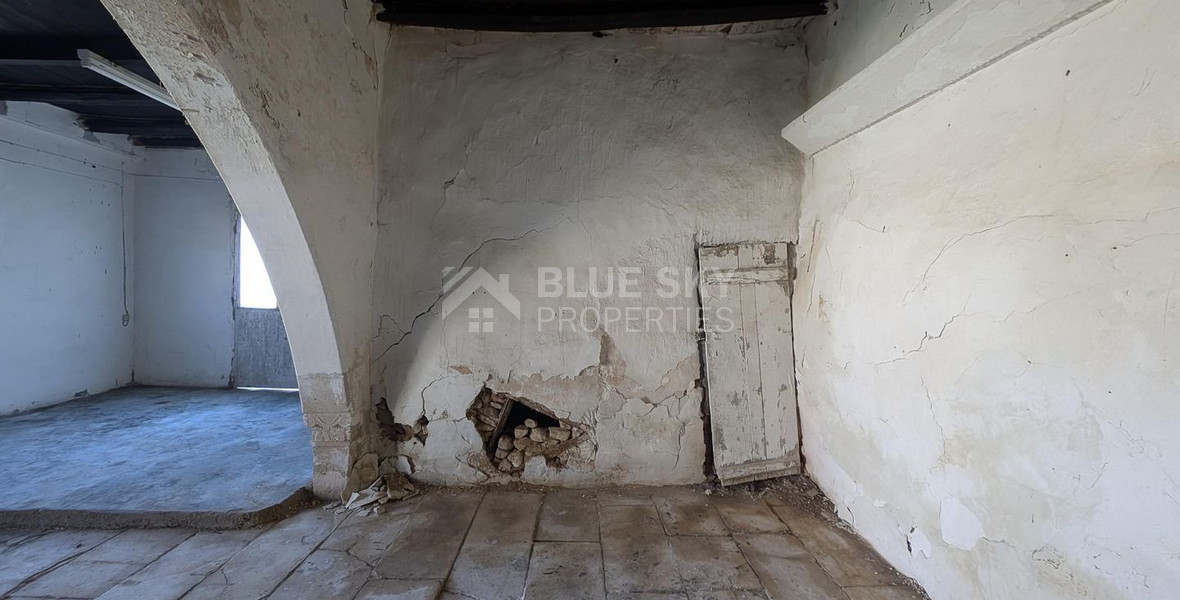 Three plots with stone-built house in Giolou, Paphos