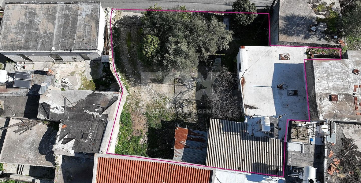 Three plots with stone-built house in Giolou, Paphos